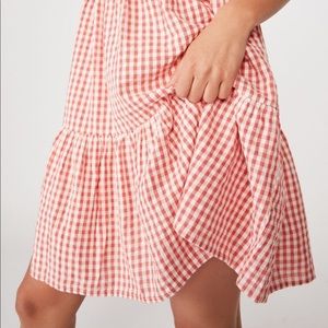 Red gingham mini! NWOT
